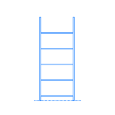 Furniture Bookcases Bevan Bookshelf Laser Cut Svg File, Free Vectors File